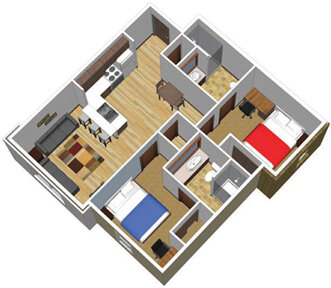 Estimate Shipping Volume | Two Bedroom Apartment